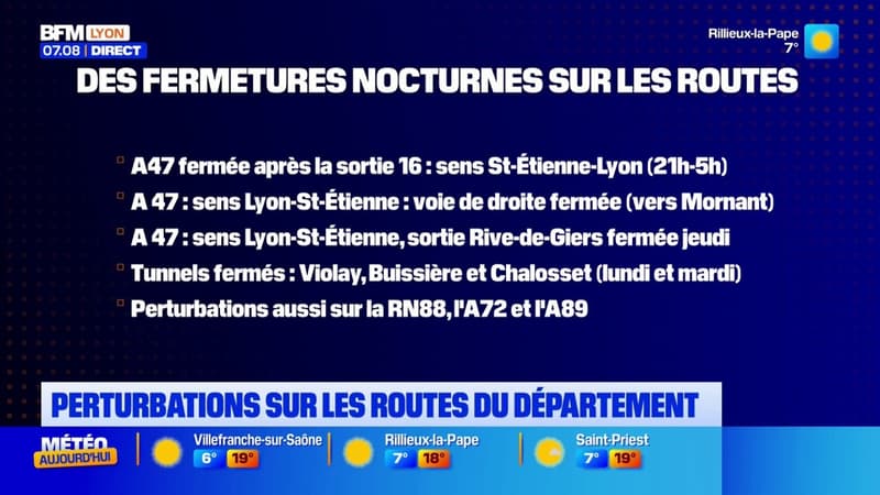 Perturbations sur les routes du département