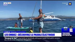 Six-Fours-les-Plages: découvrez le paddle électrique sur l'Île des Embiez