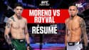  UFC Fight Night - Résumé : dans un combat très fermé, Royval prend le meilleur sur un décevant Moreno