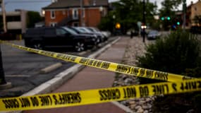 La ville de Boulder, dans le Colorado, bouclée par la police le dimanche 1er juin après une attaque lors d'une manifestation pour les otages retenus à Gaza. 