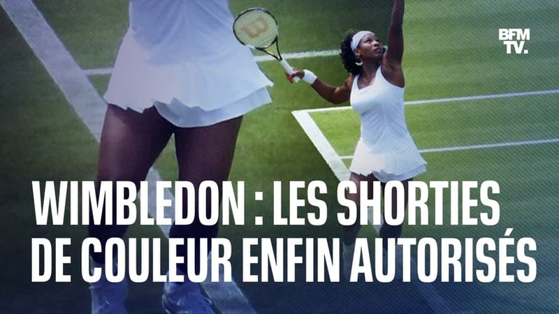 Wimbledon: les joueuses autorisées à porter des shorties de couleur