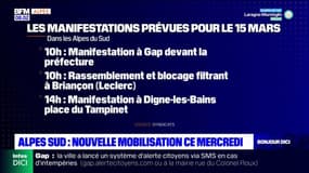 Grève du 15 mars: plusieurs mobilisations prévues dans les Alpes du Sud