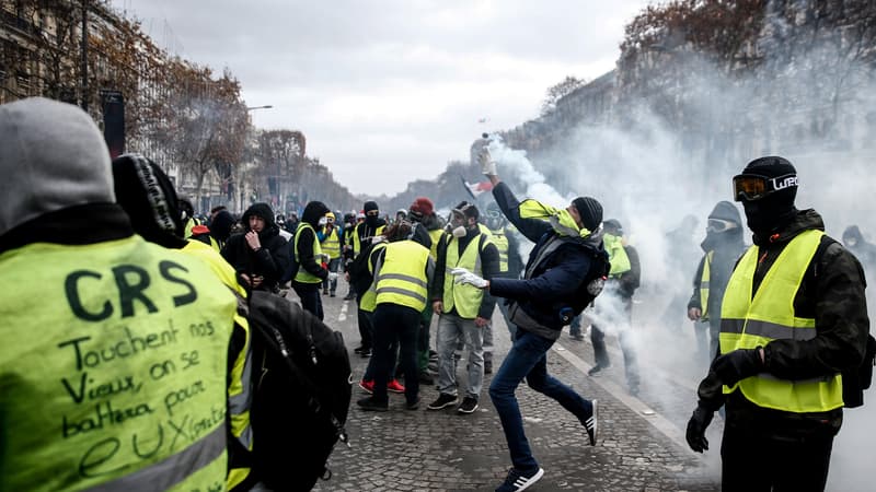 Gilets jaunes à Paris (Photo d'illustration)