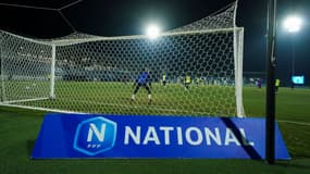 Un match de Versailles en National, en janvier 2025