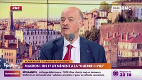 "Oui, il y a un risque de guerre civile", alerte Alain Bauer, professeur de criminologie