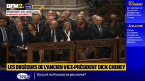 Les anciens présidents américains Joe Biden et George W. Bush présents aux obsèques de Dick Cheney