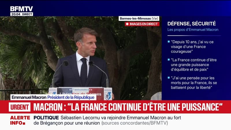 Incendies en France: Emmanuel Macron rend hommage "aux quatre sapeurs-pompiers décédés depuis le début de la saison"