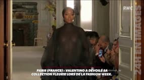 La tenue transparente de Naomi Campbell lors de la Fashion Week