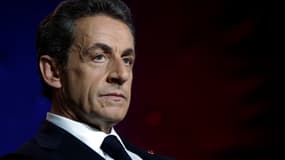 Nicolas Sarkozy lors d'un meeting à Asnières-sur-Seine, le 3 juin 2015