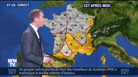 La météo pour ce lundi 12 décembre 2016