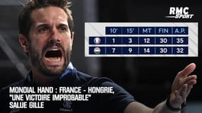 Mondial hand : France - Hongrie, "une victoire improbable" salue Gille
