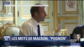 Les mots de Macron: "Pognon"