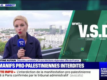 Les manifs pro-palestiniennes interdites - 14/05