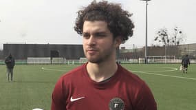 Yanis Saidani lors d'une détection Footsider, le 24 février 2023