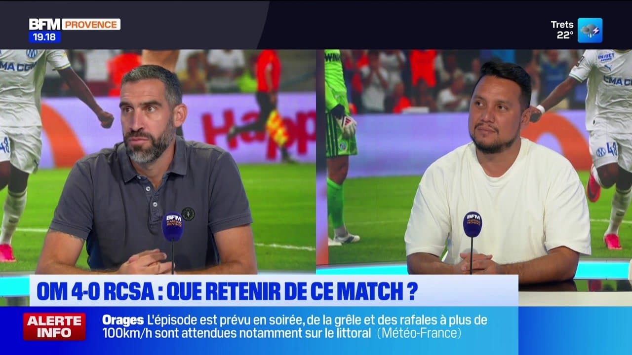 Virage Marseille du lundi 24 août - OM 4-0 RCSA : Marseille premier leader !
