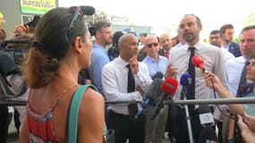 "Je ne suis pas votre assureur", interpellé par une habitante de Saint-Martin, Édouard Philippe réplique