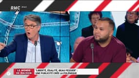 Liberté, égalité, beau fessier : une publicité crée la polémique - "Pourquoi on a besoin dire à la femme que pour être belle elle a besoin d'avoir un beau cul !" @AnasseKazib #GGRMC 
