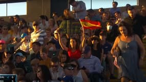 Des spectateurs du match Nadal-Thiem, à Adelaïde le 29 janvier 2021