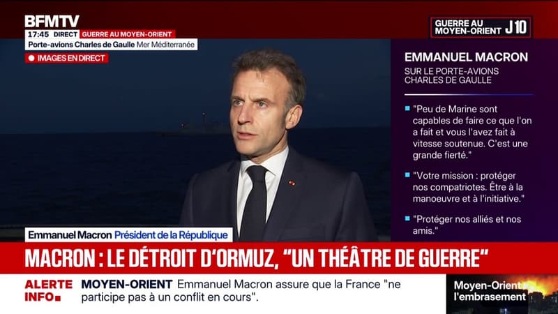 Emmanuel Macron: "Rien n'indique que cette guerre cessera dans les jours à venir"