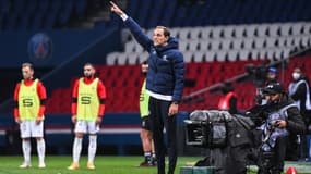Thomas Tuchel lors du match PSG-Rennes, le 7 novembre 2020