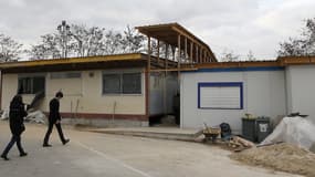 Entrée de la mosquée de Lagny, fermée par les autorités mercredi 02 décembre.