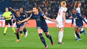 Ramona Bachmann lors de PSG-Bayern, à Paris le 30 mars 2022