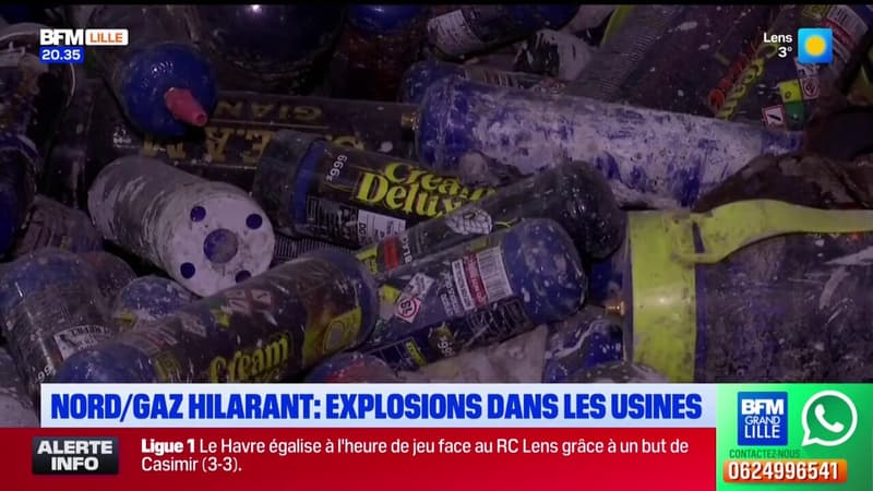 Nord: les bombonnes de gaz hilarant finissent leur vie dans les usines d'incinération