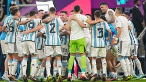 La joie des Argentins après leur qualification pour la finale