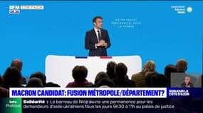 Une fusion entre la métropole Nice Côte d'Azur et le département? Macron émet l'idée