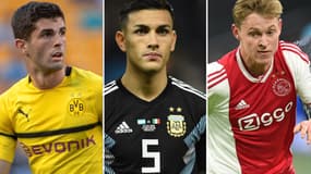 Pulisic, Paredes et de Jong.