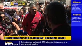 Effondrements rue d'Aubagne: échanges tendus à la sortie du tribunal après le jugement