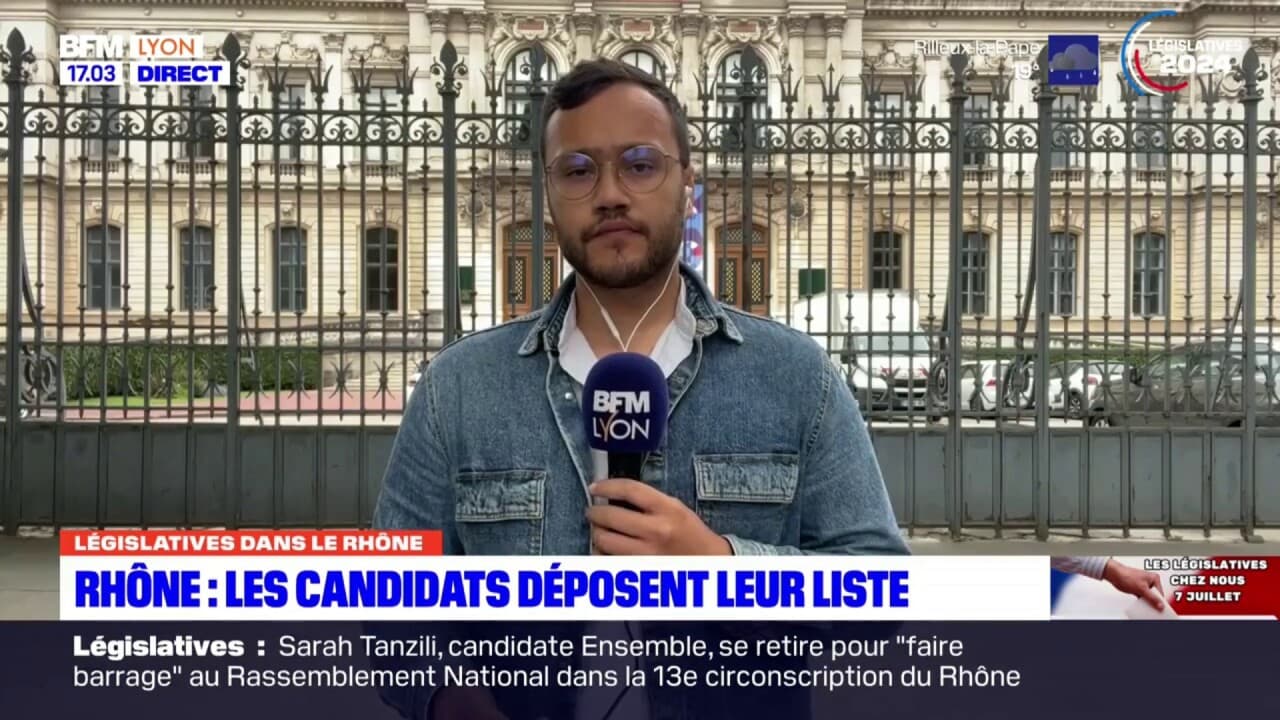 Législatives dans le Rhône: les candidatures pour le second tour se ...