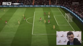 Le défi FIFA de Thomas Meunier : marquer de loin (et c'est un succès)