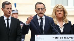 Bruno Retailleau au ministère de l'Intérieur le 23 septembre 2024 