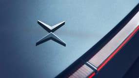 Le logo de la marque Polestar (Volvo-Geely).