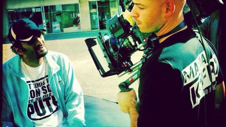 Ramzy Bedia et Franck Gastambide sur le tournage des "Kaïra"