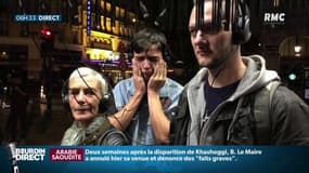 Ils ont écouté le nouvel album de Johnny Hallyday sur le parvis de la gare Saint-Lazare 