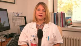 Karine Lacombe le 13 avril 2020