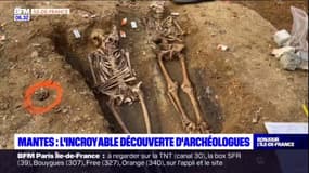 Mantes-la-Jolie: une nécropole datant du Moyen-Âge découverte par les archéologues
