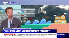 Pluie, vent: un risque de vagues submersion en Bretagne mercredi