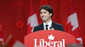 Justin Trudeau lors de son discours d'adieu, le 9 mars 2025, à Ottawa.