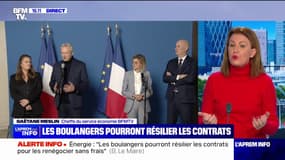 Les boulangers pourront résilier leur contrat d'énergie sans frais annonce Bruno Le Maire