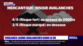 Les Alpes-Maritimes placés en vigilance jaune pour risque d'avalanche