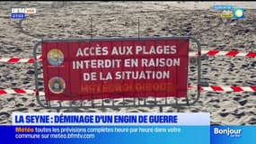 La Seyne-sur-Mer: une opération de déminage d'un engin de guerre