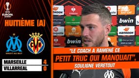 OM 4-0 Villarreal : "Le coach a ramené ce petit truc qui manquait", souligne Veretout