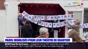 Paris: des habitants mobilisés pour sauver leur théâtre de quartier