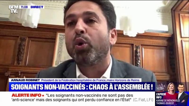 Arnaud Robinet, président de la FHF: « La Fédération hospitalière de France estime que la réintégration des soignants non-vaccinés n’est pas à l’ordre du jour »