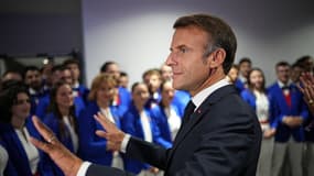 Emmanuel Macron, le 10 septembre 2024