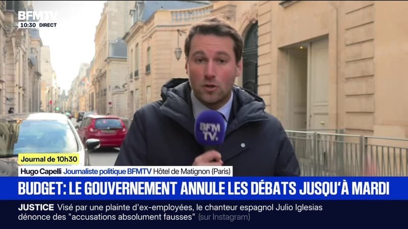 Budget: le gouvernement suspend les débats jusqu'à mardi