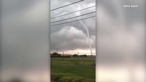États-Unis: Une impressionnante trombe marine aperçue lors d'une tempête à la Nouvelle-Orléans